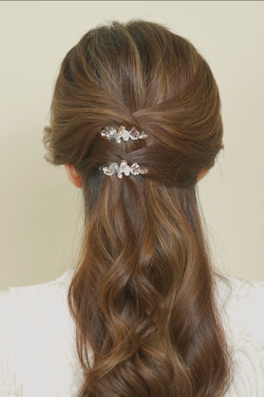 Layered Half-up Twist