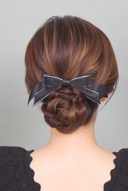 Tuxedo Ribbon Bun