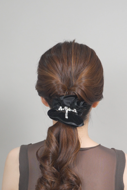 Twisted Half-Up Ponytail