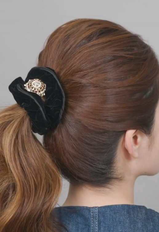 Voluminous Ponytail