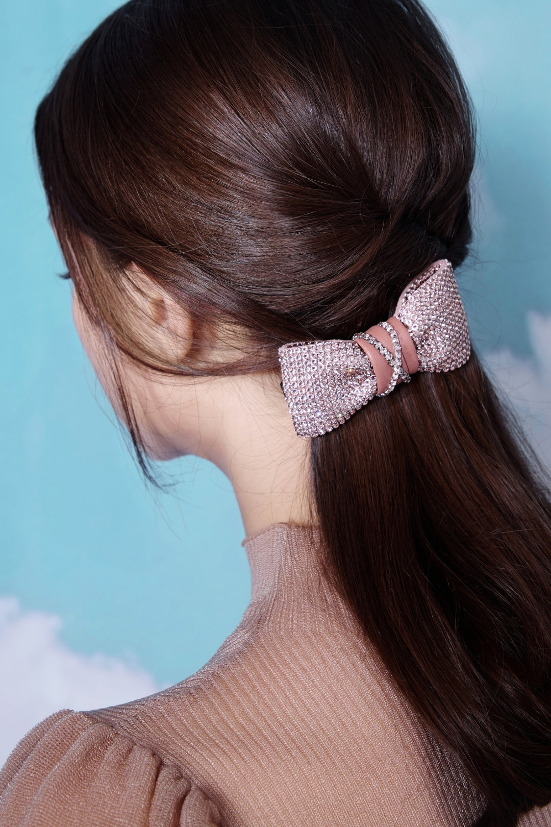 Bow Glamour🎀: Soft Leather, Pure French Sparkle