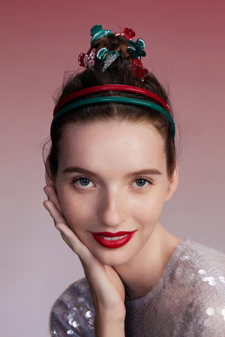 ALEXANDRE ZOUARI ダイヤモンドパターン ヘアバンド ALEXANDRE ZOUARI ダイヤモンドパターン ヘアバンド （ALEXANDRE