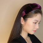 35 mm silk velvet bow hair band