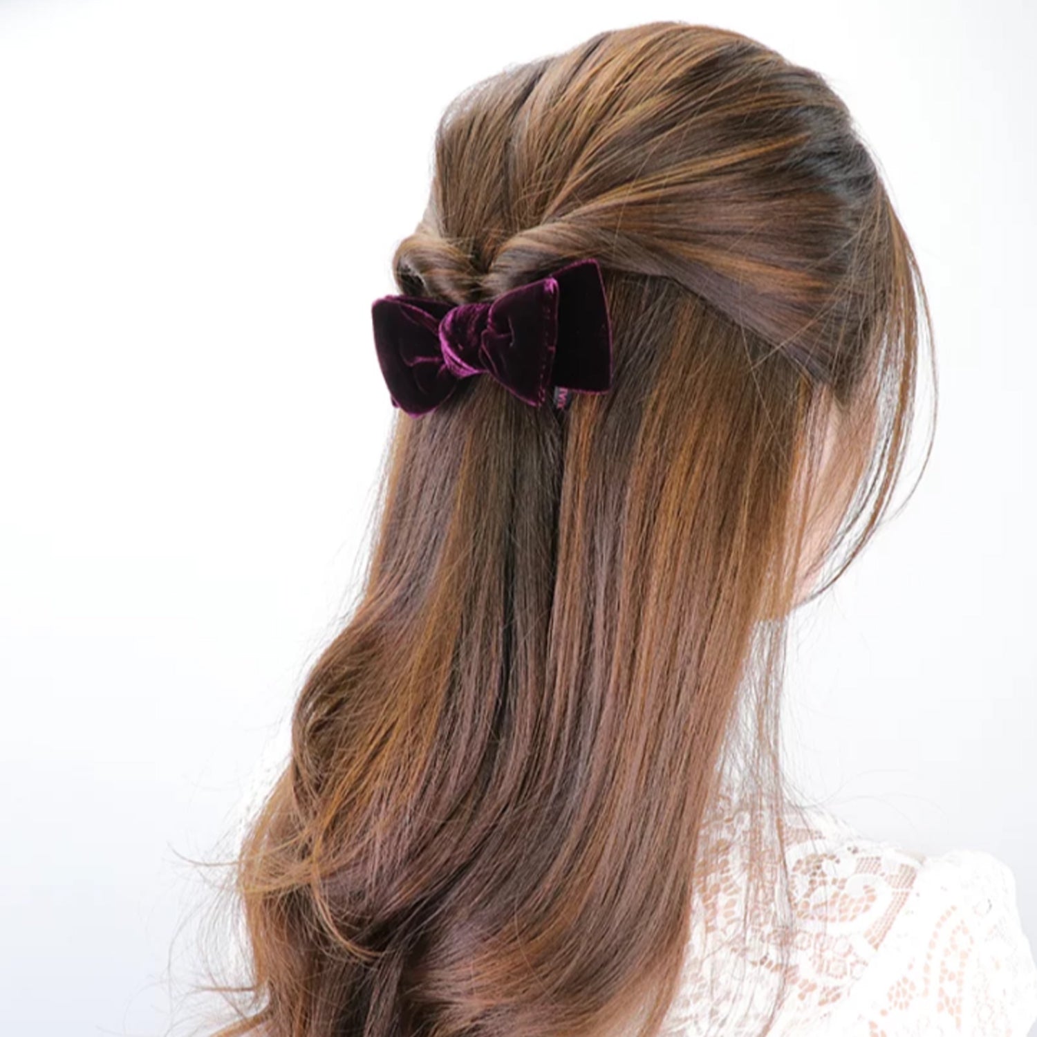 8 cm auto silk velvet bow