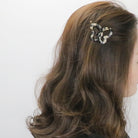 Papillon Jardin 5.5 cm ball point hair clip